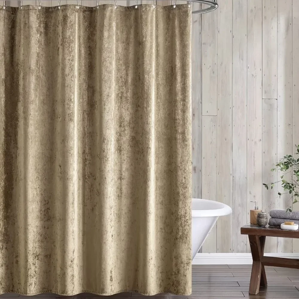 Elegant Tan Shower Curtain